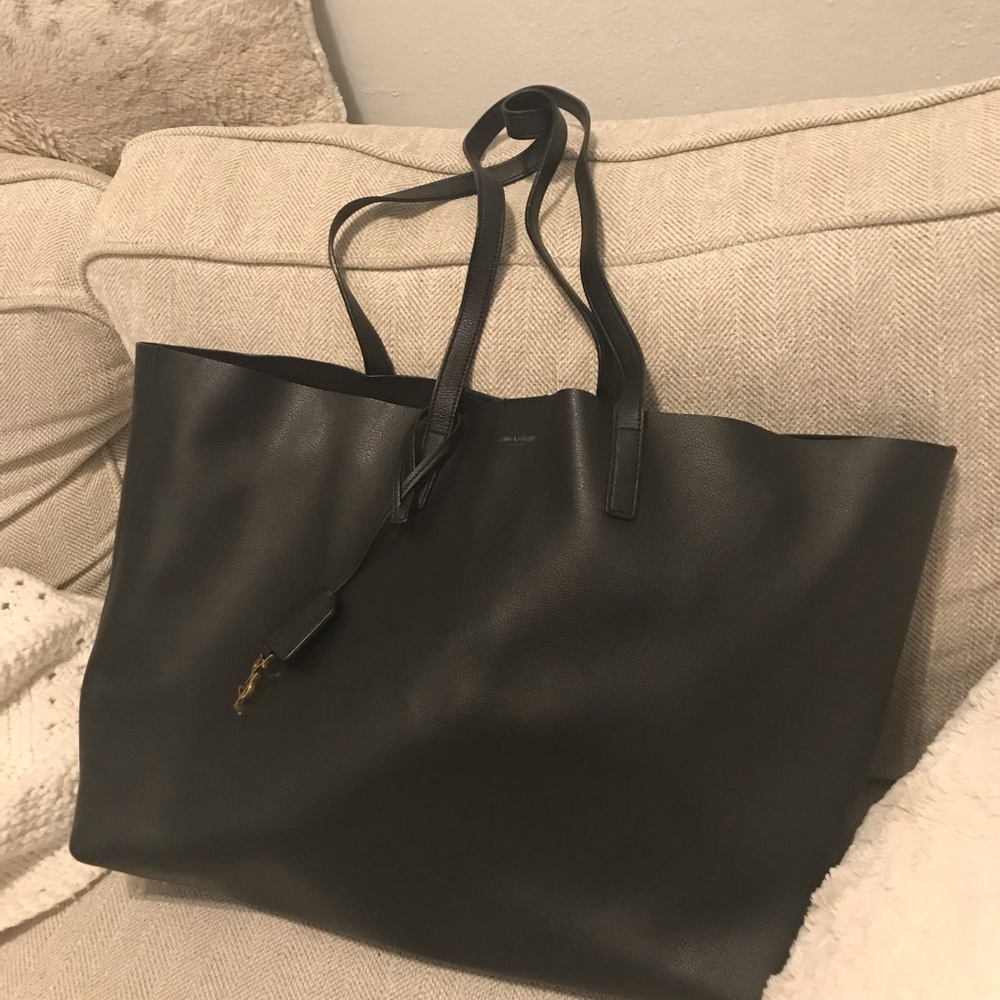 Saint Laurent Authentic Leather Tote